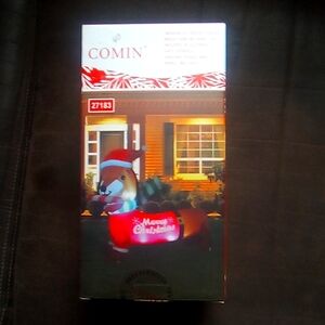 Inflatable Christmas 5 feet long/ Outdoor